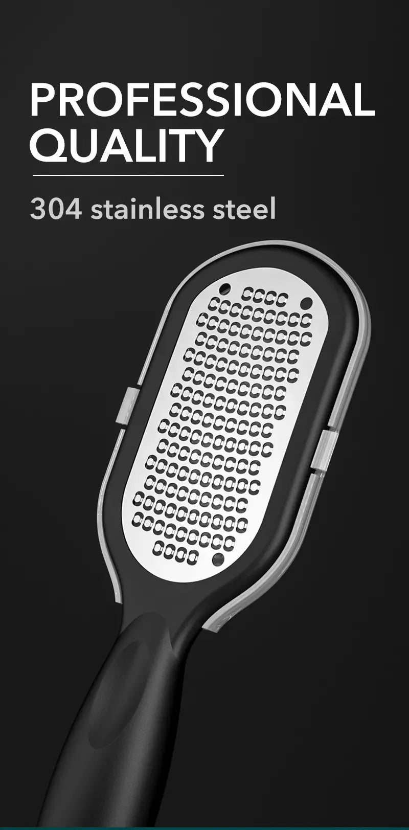 XaviroQ Stainless Steel Callus Remover