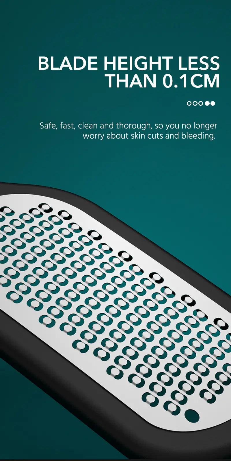 XaviroQ Stainless Steel Callus Remover